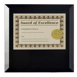 #2400-9"x9" for 5"x7" Certificate with Engraving Area