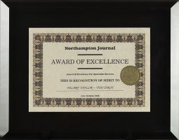 #2409-8"x10" for 5"x7" Certificate