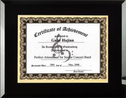 #2415-12"x15" for 8.5"x11" Certificate